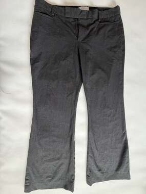 Gap Modern Boot Womens 12A Gray Stretch Dress Pants Bootcut